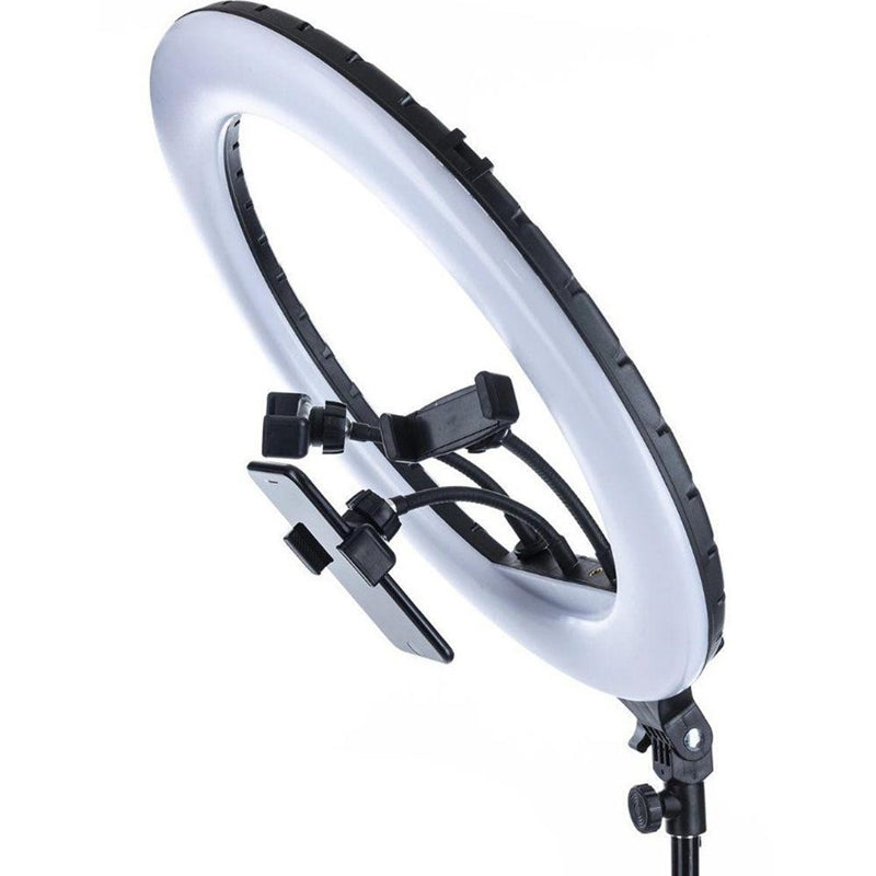 Ring Light Profissional LED 18 Polegadas com Tripé de 2 Metros e 3 Suportes para Celular