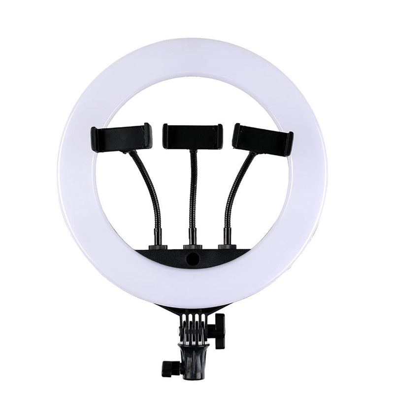 Ring Light Profissional LED 18 Polegadas com Tripé de 2 Metros e 3 Suportes para Celular