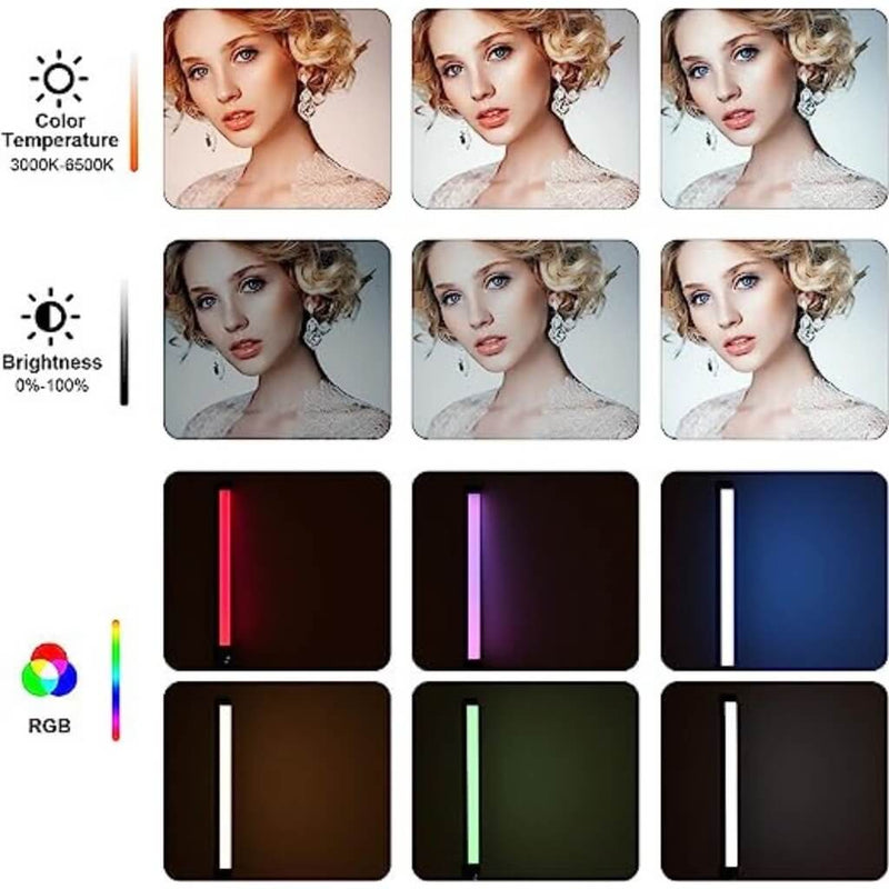 🌟 Bastão de Luz RGB Fotográfico: Transforme suas Fotos com Cores e Brilho Incríveis! 🌟 - Techguia