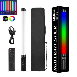 🌟 Bastão de Luz RGB Fotográfico: Transforme suas Fotos com Cores e Brilho Incríveis! 🌟