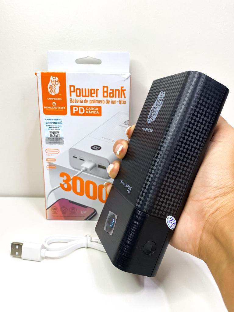 Carregador Portátil H'MASTON 30.000 MAH - Techguia