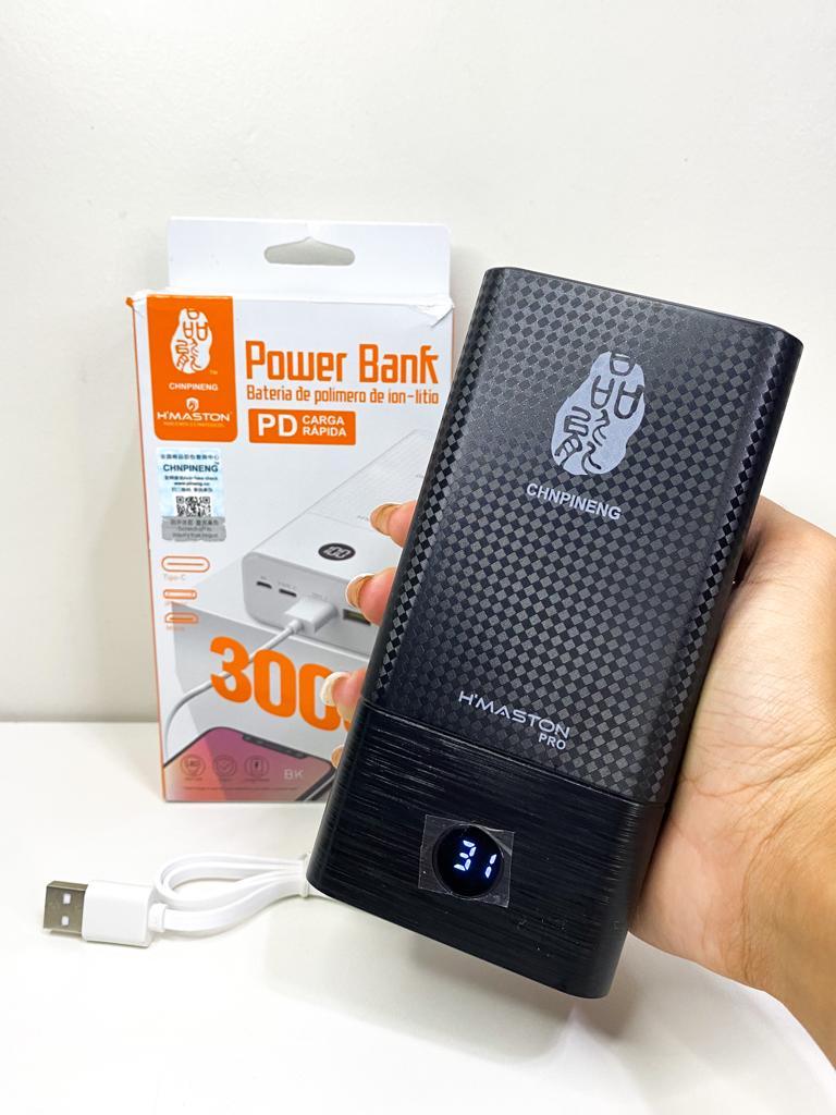 Carregador Portátil H'MASTON 30.000 MAH - Techguia