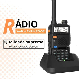 🚀 Descubra a Potência e Versatilidade do Radio Comunicador Transceptor Dual Band UV-5R! 📻