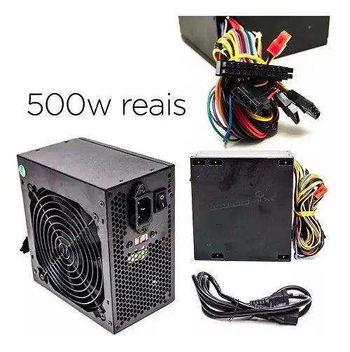 Fonte 500w 80 Plus Super Silenciosa para PC Ketchup - Techguia