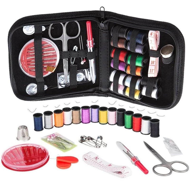 ✨ Kit de Costura Completo de 128 Peças: Seu Aliado Perfeito para Qualquer Emergência! ✨ - Techguia