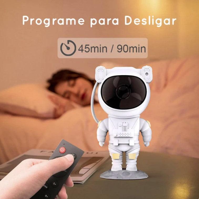 Projetor Luminária Astronauta Galaxy Techguia - Techguia