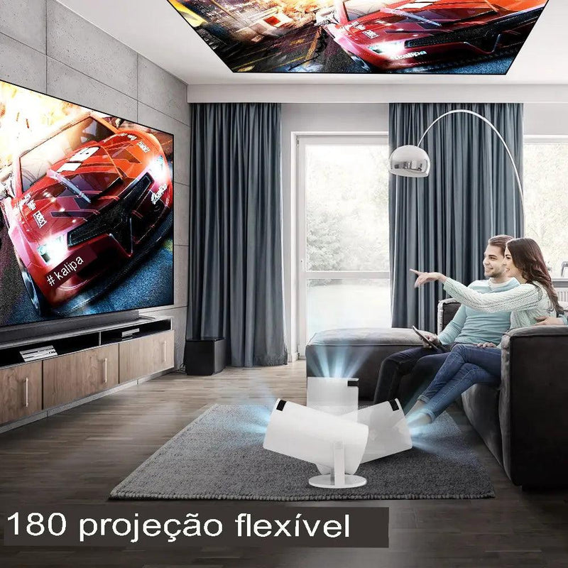 Projetor Portátil 4K Streaming sem Limites - Techguia - Techguia