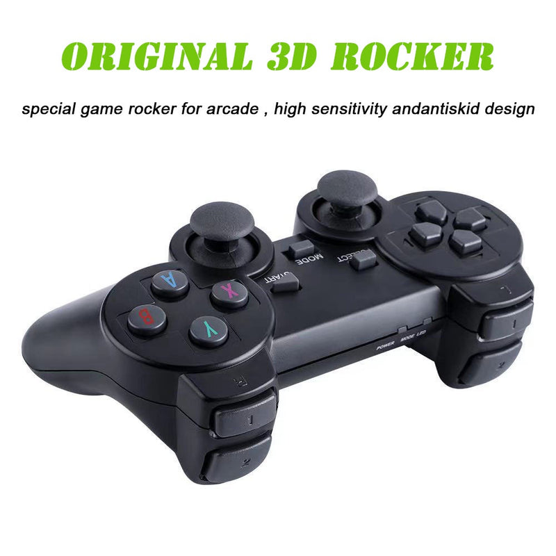 Videogame Stick 4K 64gb 2 Controles Sem Fio Console Portátil Jogos Retro Antigo