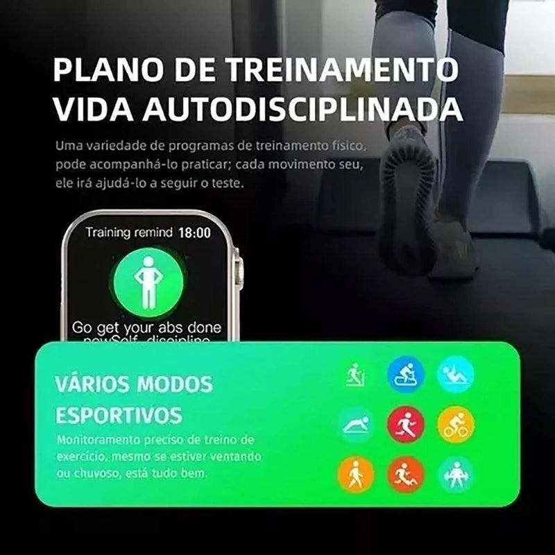 Smart Watch 9 Ultra 2 Pulseira Laçamento 2024 - Techguia