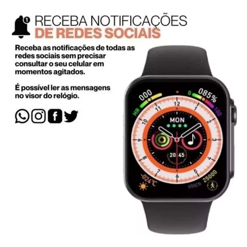 Smart Watch 9 Ultra 2 Pulseira Laçamento 2024 - Techguia