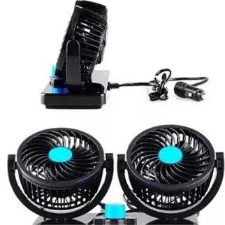 Ventilador Duplo Portátil Automotivo Carro Caminhão 24v Átomo - Techguia